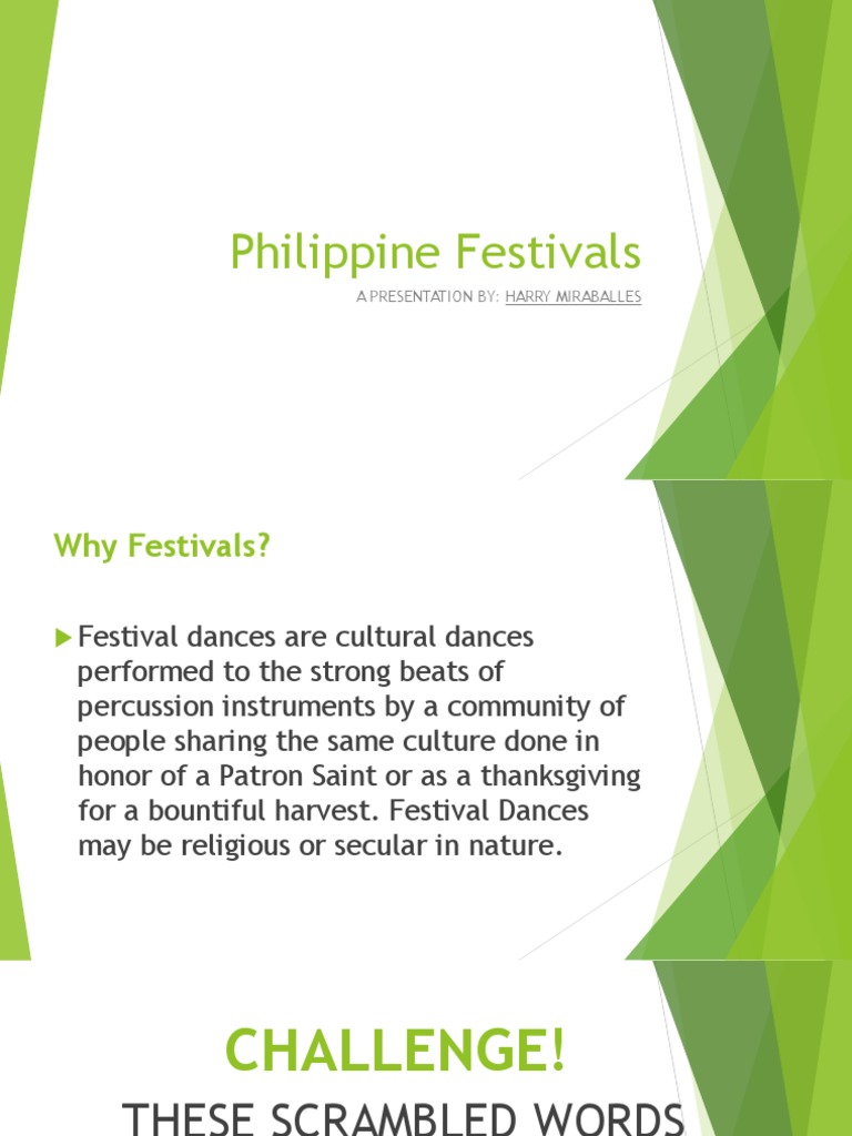 Philippine Festivals Overview | PDF | Festival | Philippines