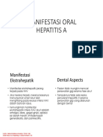 Manifestasi Oral Hepatitis A