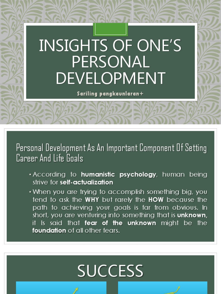 Insights One S Personal Development Download Free Pdf Value Ethics