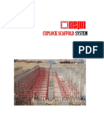 Cuplock Scaffolding System