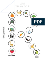 3 - Jogo Trilha Do R Impressão