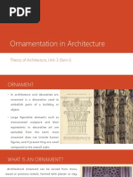 Ornamentation in Architecture