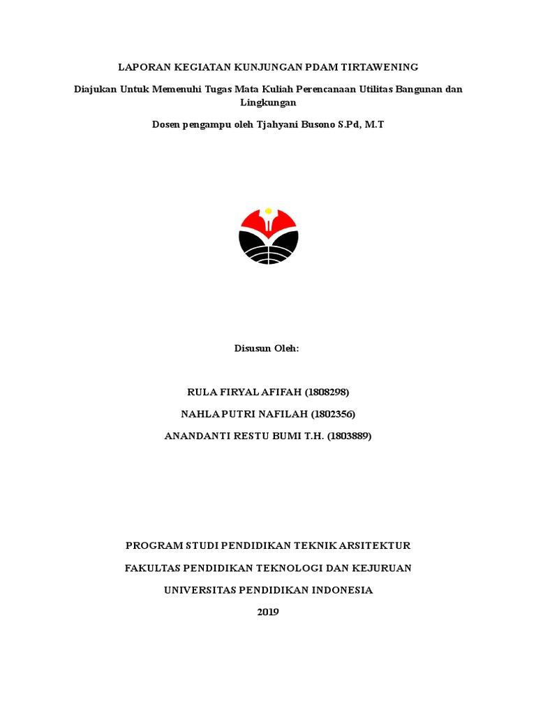 Laporan Pdam | PDF