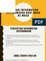 Sejarah Informatika Keperawatan Dari Masa Ke Masa - FG 2