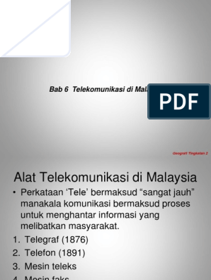 Kepentingan sistem telekomunikasi