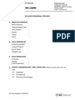 Format Pengajuan Kredensial Perawat