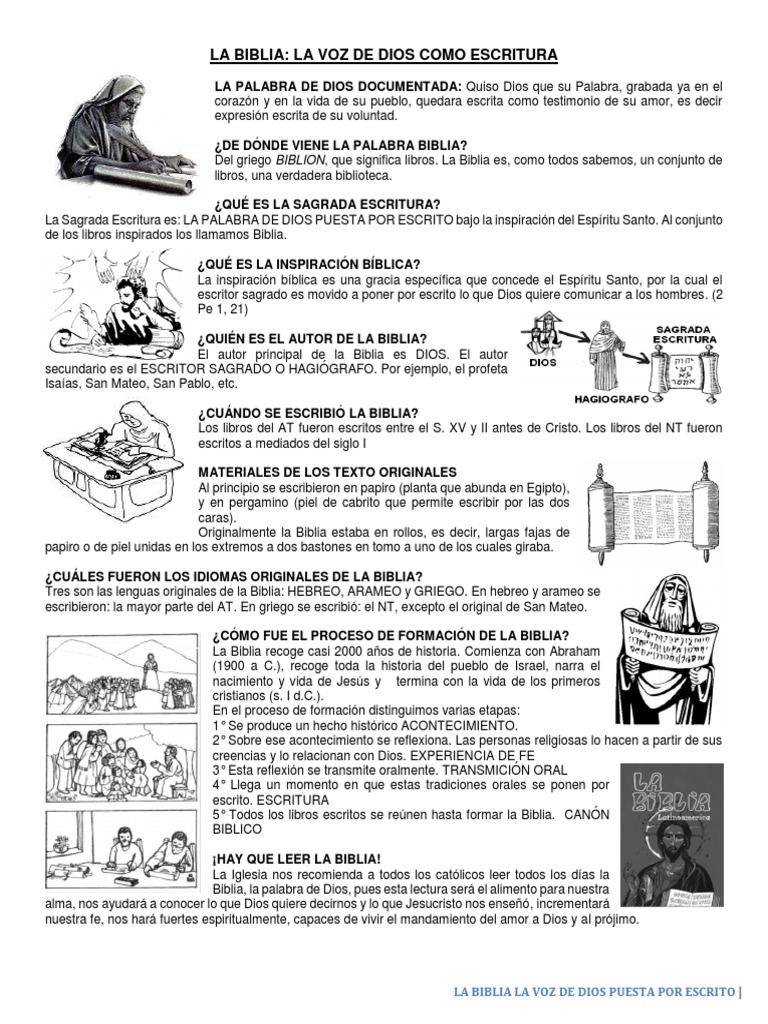 La Voz de Dios en la Biblia | PDF | Biblia | Textos Religiosos
