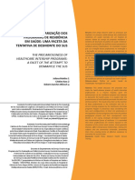 A Precarização Dos Programas de Residência em Saúde: Uma Faceta Da Tentativa de Desmonte Do Sus