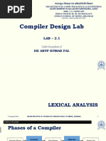 Lab 2.1 - Lexical Analysis