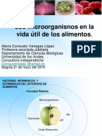 Memorias. Microorganismos en La Vida Utilde Los Alimentos