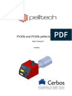 Pelltech Pellet Burner PV20b PV30b User Manual PDF