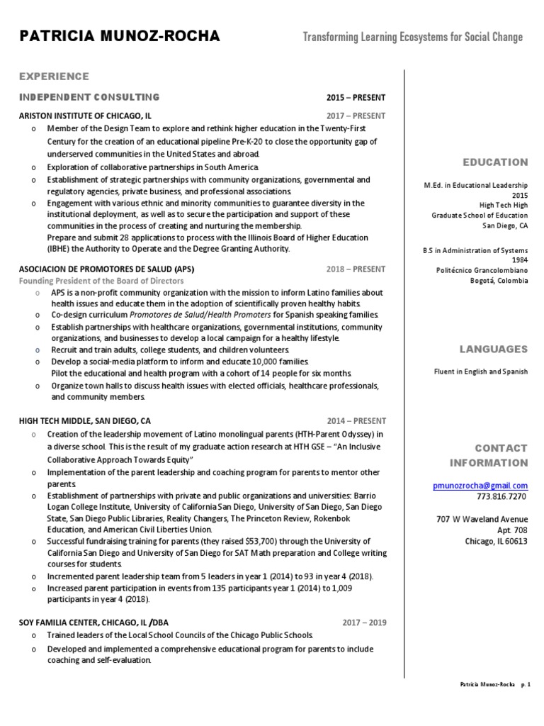 How to write a cv for undergraduate students picture