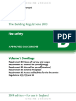 Approved Document B Fire Safety Volume 1 - 2019 Edition