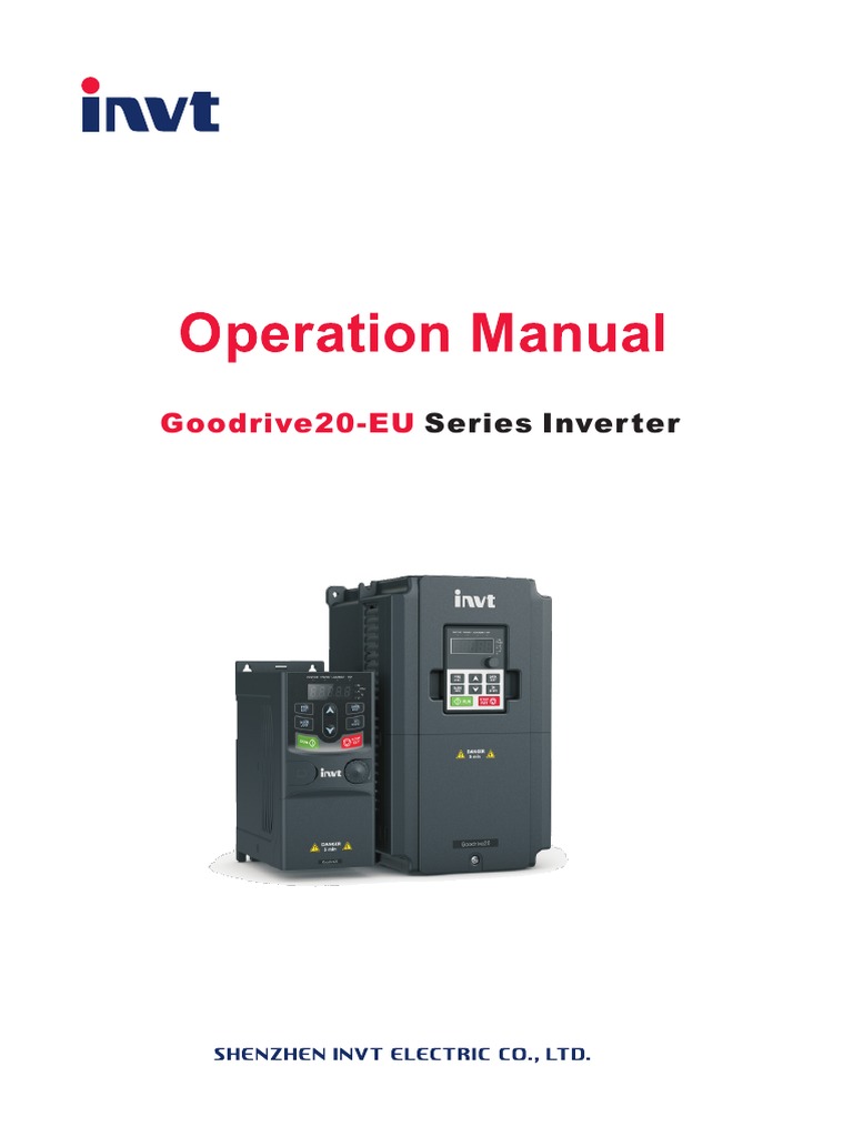 Goodrive20 Inverter User Manual | PDF | Power Inverter | Power Supply