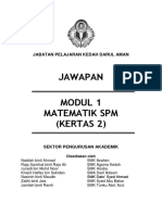 Modul Cemerlang Matematik JPN Kedah 2016 (Jawapan) PDF