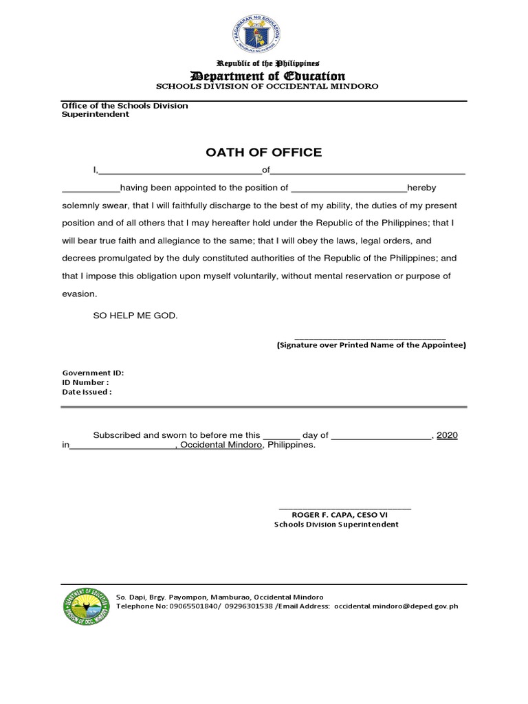 New Format - Oath & Assumption | PDF | Oath Of Office | Practice Of Law