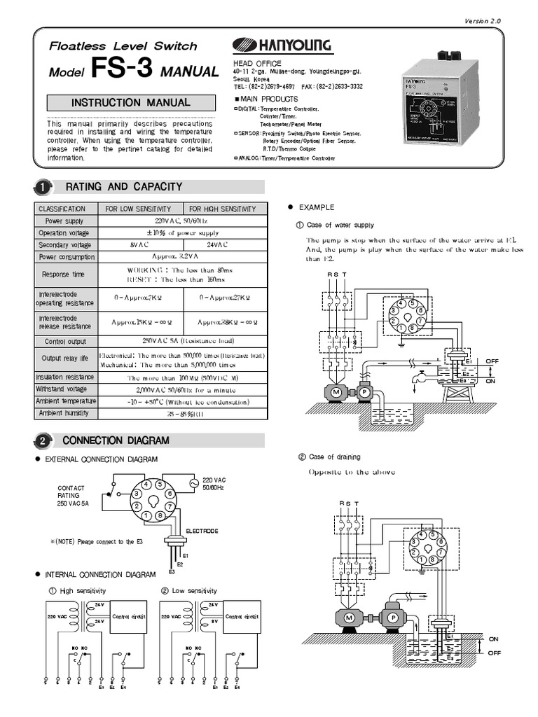 FS3 | PDF | Switch | Relay