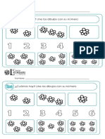 Fichas de Los Números de Jardin