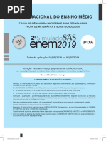 2° Simulado SAS, 2° Dia, 2019
