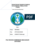 Laporan Praktikum Transcutaneus Electrical Nerve Stimulation Hendra