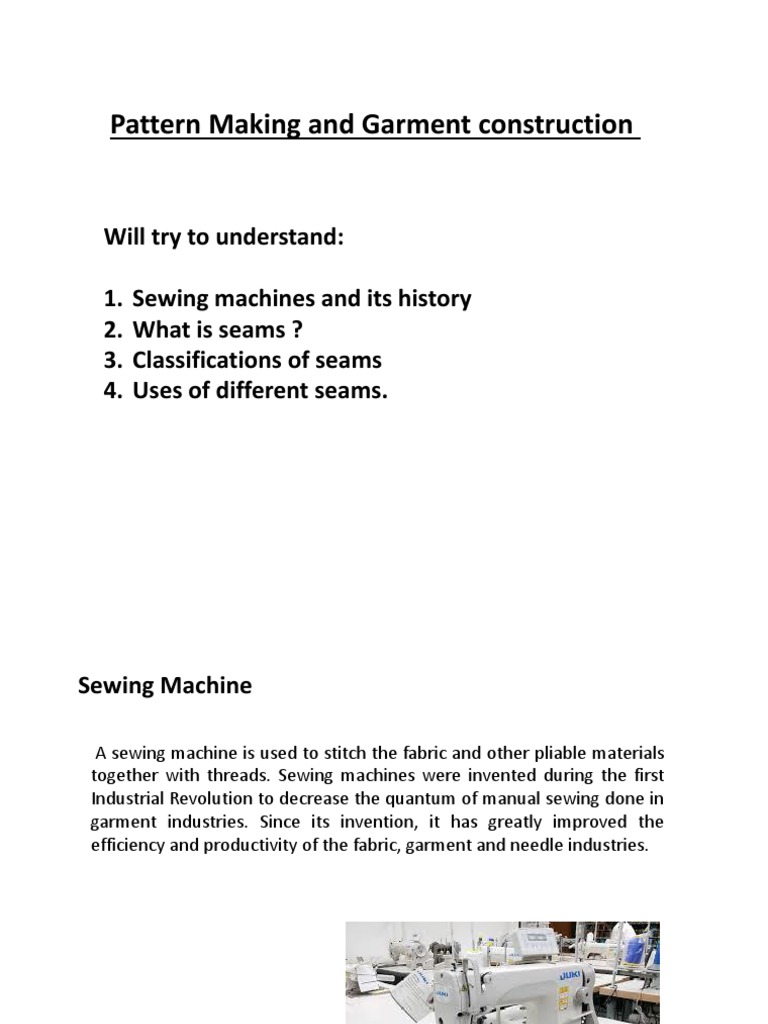 Seams | Download Free PDF | Seam (Sewing) | Sewing Machine
