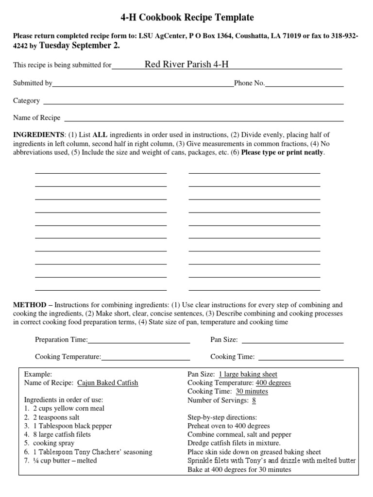 Cookbook Template | PDF | Cooking, Food & Wine | Wellness