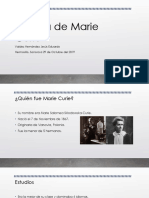 La Vida de Marie Curie