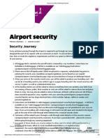 Airport Security - Edinburgh Airport