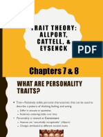 Personality Chapters 7 & 8 