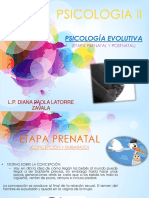 Etapa Prenatal y Postnatal - PSICOLOGIA II-ALDAMA