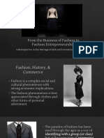 IBSFASH1 - The Evolution of Fashion As A Business Enterprise