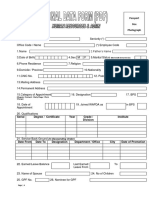 Personal Data Form