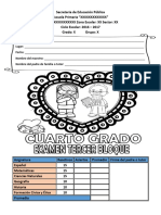 CUARTO GRADO EXAMEN