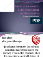 Organismes Uni Et Multi PDF
