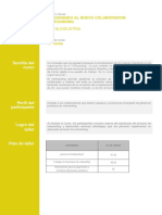 Propuesta Onboarding - Metalindustria