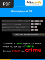 Web Scripting With PHP - INTL