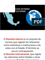 Derecho Interno Vs Derecho Externo