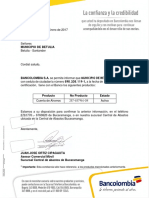 Betulia Certificado Bancario