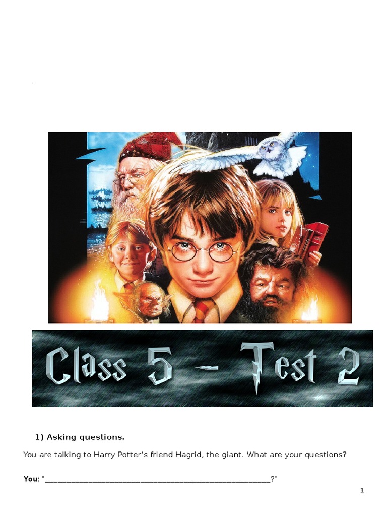 Harry Potter For Beginners Tests - 117237 | PDF | Harry Potter ...