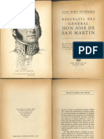 Gutiérrez, Juan María_Biografía del General Don José de San Martín