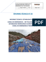 2.3. - Informe Tecnico #03 Informe Estabilidad de Taludes