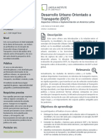 2020 Programa Desarrollo Urbano Orientado Transporte - 0 PDF