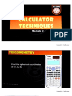 Calculator Techniques Module 2