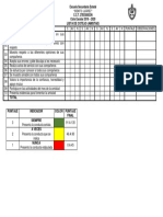 Lista de Cotejo. Amistad