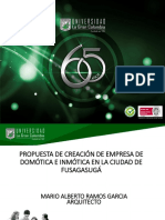 Presentacion. PROPUESTA DE CREACIÓN DE EMPRESA DOMOTICA E INMOTICA EN LA CIUDAD DE BOGOTA