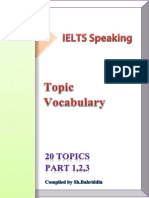 Example of Speaking Question Level 1 IELTS Regular Exam