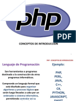 PHP 1 - INTRODUCCION