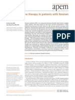 Growth Hormone Therapy in Patients With Noonan Syndrome Apem-2018-23-4-176