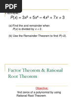 3.3 Rational Root Theorem