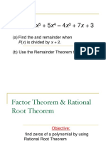 3.3 Rational Root Theorem